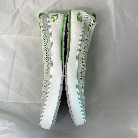 THE NORTH FACE Base Camp Ballet Flats Lime Green Grey White Mesh Perforated 10 - Picture 6 of 14